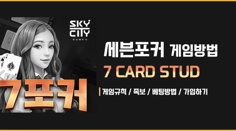 세븐포커-게임방법-규칙-족보-베팅