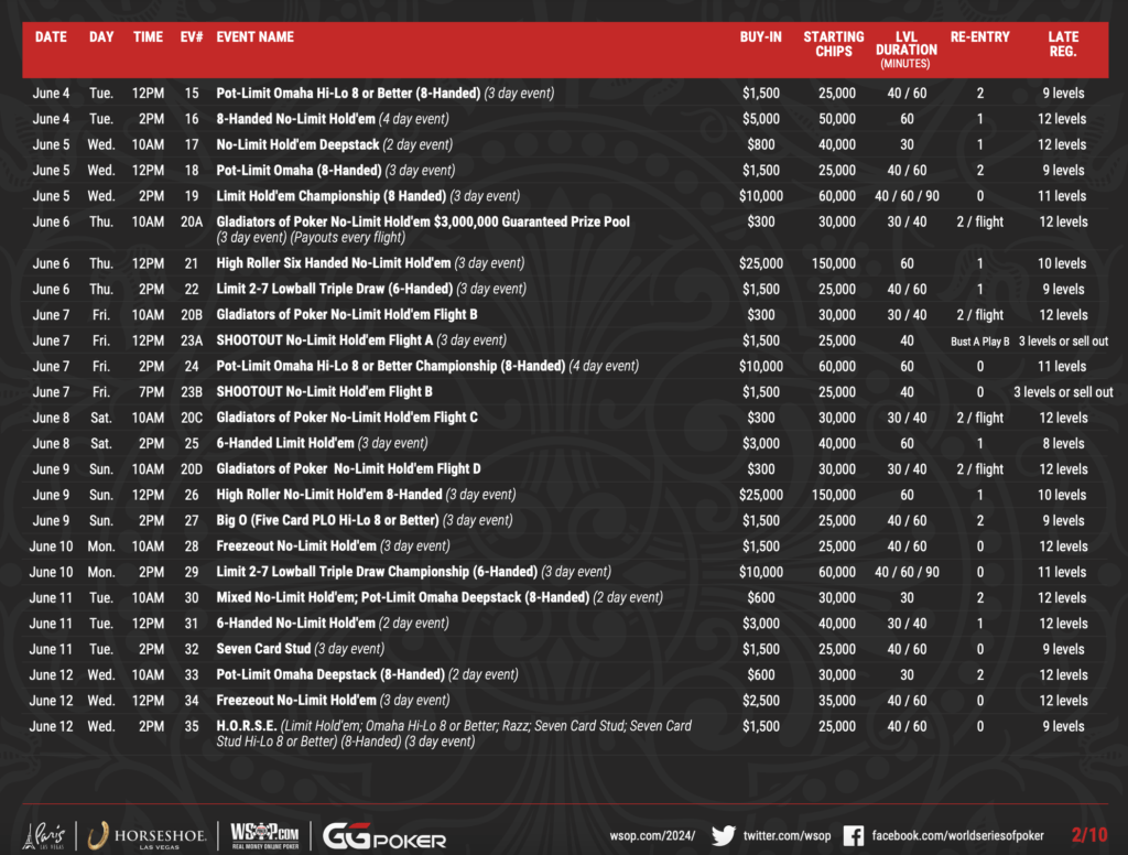 wsop-2024-대회일정2