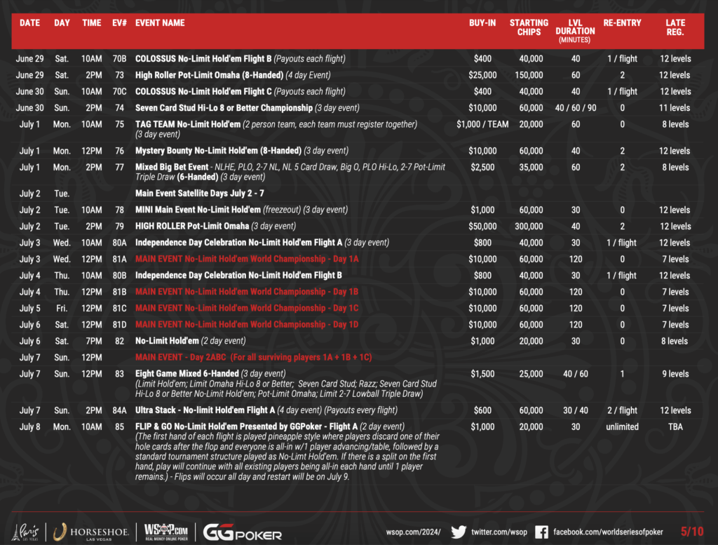 wsop-2024-대회일정5