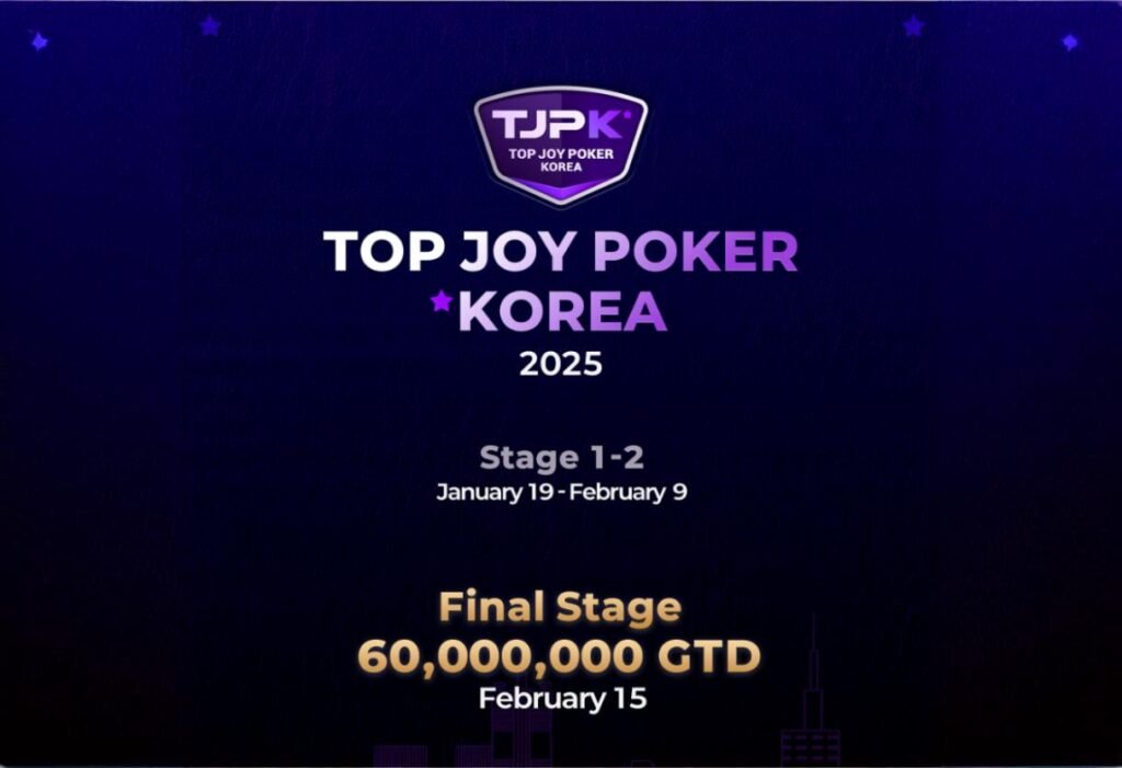 tjpk-top joy poker korea-2025-홀덤대회