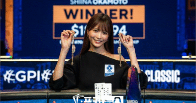 시이나 오카모토-WSOP-우승