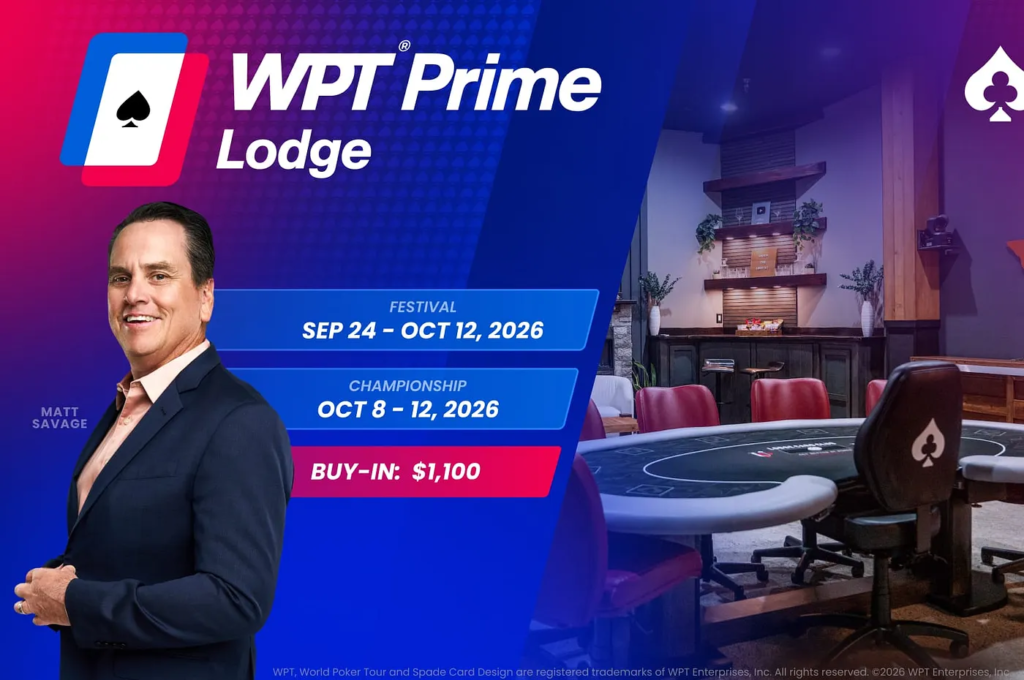 WPT 프라임 로지 2026 대회 포스터
