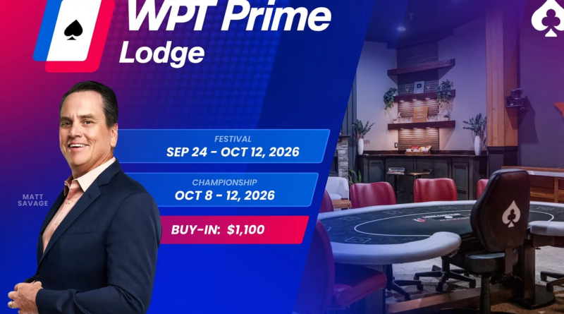 WPT 프라임 로지 2026 대회 포스터