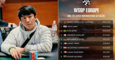 WSOP 유럽 무대서 다시 존재감 입증한 홍진호 — 한국 포커의 글로벌 경쟁력을 보여주다 wsope-홍진호